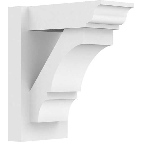 Ekena Millwork Balboa Architectural Grade PVC Outlooker with Traditional Ends, 7"W X 12"D X 14"H OUTP07X12X14BOA01 - main